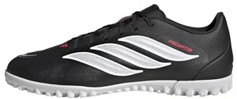 adidas Unisex Predator Club Turf Football Shoes, Core Black/FTWR White/Lucid Red, 45 1/3 EU