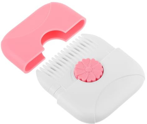 Healvian Tondeuse à Pointes Fourchues avec Peigne et Lame à Double Face Outil de Coupe de Cheveux Manuel pour Femmes et Filles Usage Domestique