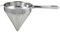 LOVIVER China Cap Strainer Stainless Steel Bouillon Strainer Colander Utensil Conical Separator Kitchen Sifter Fine Mesh Long Handle, 31.5cm