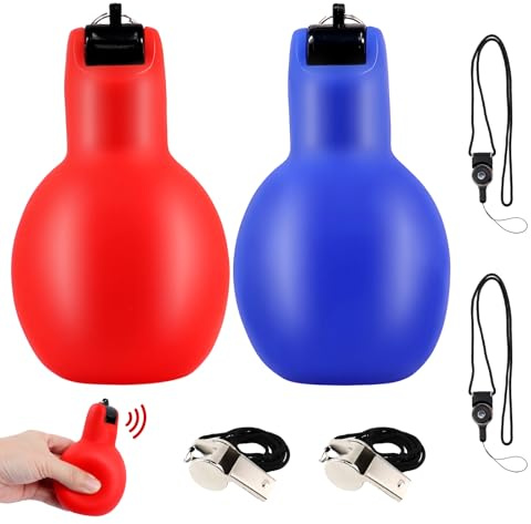 Ruikdly Handpfeife Sportunterricht Trillerpfeife Laut Notfall Schiedsrichterpfeife Hand Whistle mit Umhängeband Pfeife Sport für Schiedsrichter,Sportlehrer,Hundetrainer,Trainer Zubehör Fußball
