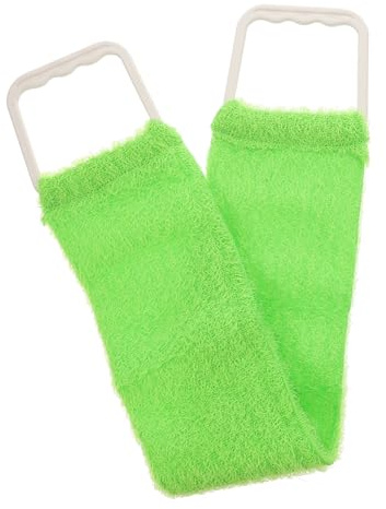 PENIKOKO Ceinture de Bain Exfoliante Gratte Dos en Polyester Double Face pour Massage du Dos et Peau Plus Lisse Bain Couleur Aléatoire