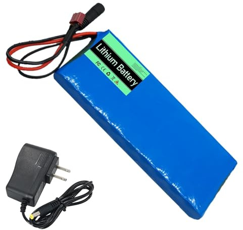 Batería De Iones De Litio 10S1P De 36 V Y 4000 MAh For Hoverboard con Cargador Y Puerto T For Patinete Eléctrico De Alta Capacidad Y Accesorio For Coche Eléctrico De Equilibrio