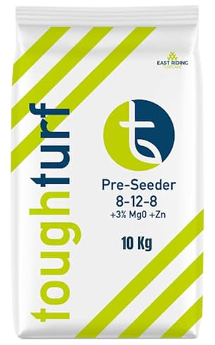 ToughTurf Pre-Seeder Premium Preseed Fertiliser for Lawns - 10kg Bag – Lawn Pre Seed Fertiliser & Seed Lawn – Promotes Healthy Growth & Strong Roots – 10kg Covers 300m²