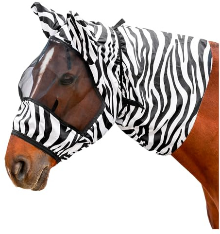 WALDHAUSEN Ekzemer Fliegenmaske Zebra, Pony