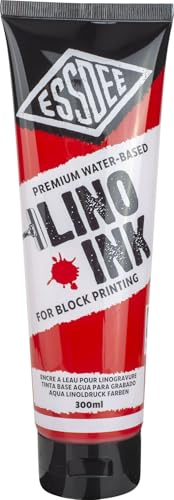 Essdee Blocco stampa Inchiostro Rosso brillante (Scarlet), 300ml