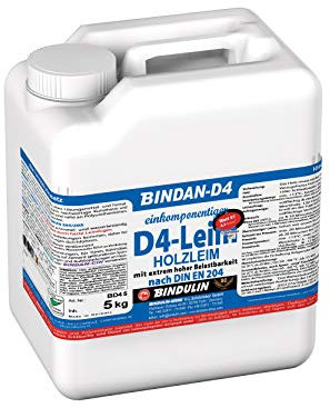 Bindulin D4 (1-Komponenten-D4-Leim) inkl. 1 Leimspachtel und Pinsel (5 kg)