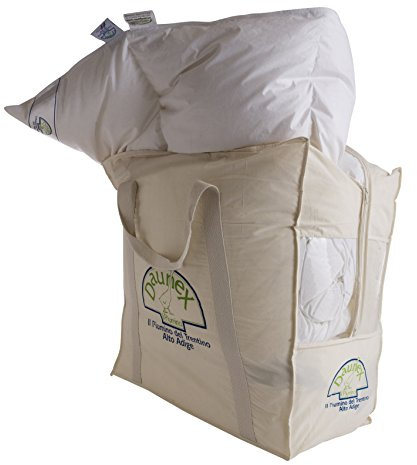 Daunex Sestriere Duo Edredón, Algodón, Blanco, Tamaño Individual 155 x 200 x 2 cm