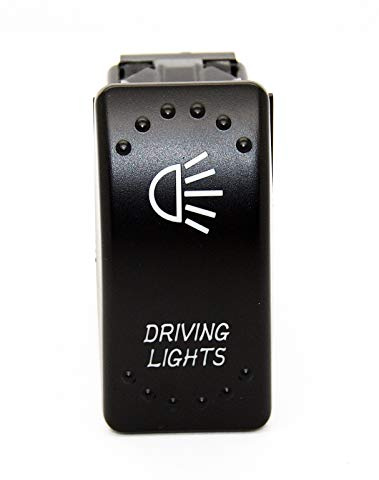 LED-Mafia Beleuchtung Abblendlicht Fernlicht Vordere Beleuchtung - Driving Lights JJ7 - Symbol Kippschalter Wippschalter Schalter Auto Boot KFZ LKW Licht 12V 24V