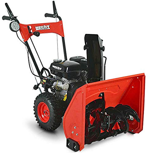 Hecht 9555 SE Benzin-Schneefräse (Elektrostart, 56cm, 4 kW/ 5,5PS, 4-Vorwärts-, 1 Rückwärtsgang)