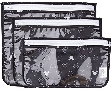 Bumkins Reisetasche, Kulturbeutel, Baby, TSA-zugelassene Tasche, Reißverschlusstasche, Quart-Größe, transparente Seiten, Wickeltaschen-Organisation