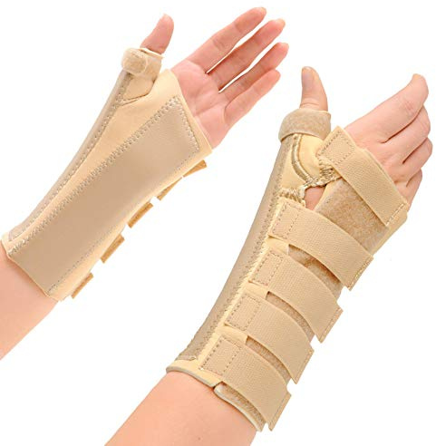 Express Orthopaedic® - Medically Approved Neoprene Wrist & Thumb Brace Support For Arthritis, Carpal Tunnel, Sprains & RSI (M - Wrist Circ:15-17cm, Right)