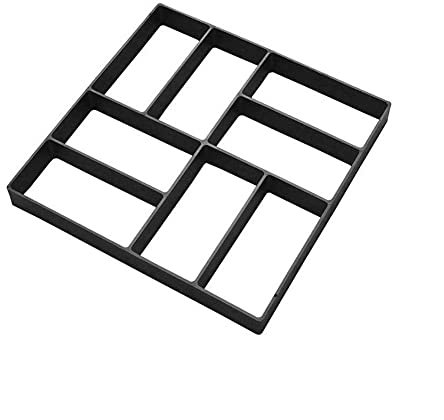 Mold Maker Percorso, Plastica Pavimentazione Stampo In Cemento Trampolino Di Lancio Lastra Di Pietra Terrazza Giardino Lane Pavimentazione Sentiero Della Terrazza Strumento Per Camminare 40X40 Cm