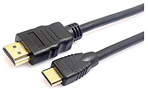 bzcemind HTC-100 mini-compatible HDMI au câble compatible HDMI approprié pour Canon EOS 60D 5D3 5D2 5D 6D 7D 70D 80D 5DSR 5DS 750D 760D 5D4 Caméra,≤0.5m