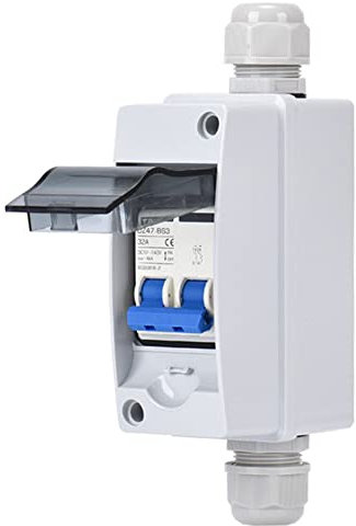 63A Solar Photovoltaics Battery Pv Combiner Box Dc Switch Miniature Circuit Breakers 18 * 5.5Cm