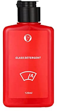 Kraftvoller Ölfilmreiniger für Glas, Auto Glasreiniger, Autoscheibenreiniger, Autoglas-ölfilmreiniger, Fleckenentferner für Autoglas, Fensterglasölfolienreiniger und Wasserfleckentferner, 120ml