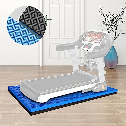 WORDFUN Fitnessgerätematte, Multifunktionsmatte, Antivibrationsmatte, Schallschutzmatte, Wiederstandsfähige, rutschfeste, Gymnastikmatten, Für Heimtrainer, Fitnessgeräte, Sportgeräte