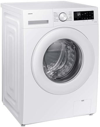 Samsung WW11DG5B25TEEG Waschmaschine, 11 kg, 1.400 U/min, Extra energiesparend, EEK: A (-10%), AI Ecobubble, SmartThings AI Energy Mode, SuperSpeed 39 Min, Hygiene-Dampfprogramm, Weiß
