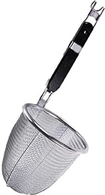 HAKIDZEL Filtro Inoxidable Colador De Café De Malla Espumadera De Cocina Duradero Mango Lavavajillas