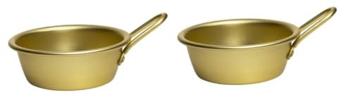 MAGICLULU 2 Pz ciotola di vino di riso zuppiera ciotola zuppa scodelle per zuppa per servire la pasta makgeolli coreana di cibo coreano in alluminio