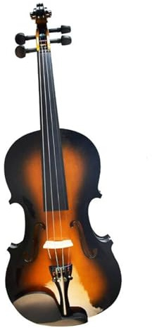 Geige Die Braune 4/4-Akustikvioline Mit Farbverlauf Wird Mit Feinstimmern Für Einfachen Stimmen Geliefert Perfekt Für Anfänger Und Geiger
