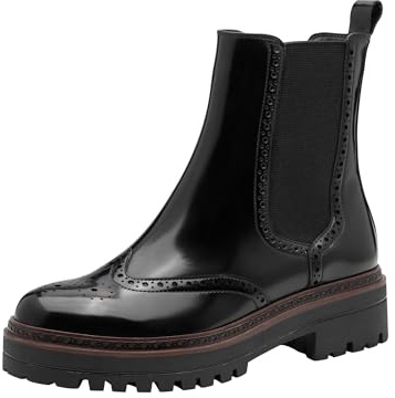 Tamaris Femme Damen Chelsea 1-25463-45 Bottine, Noir, 38 EU