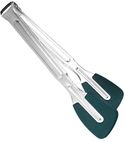 Ponetas De Cocción De Silicona, Pinzas De Cocina Con Puntas De Silicona - Tintas De Buffet De Acero Inoxidable | Utensilios De Servicio Resistentes Al Calor, Herramientas De Cocina No Deslizantes Para