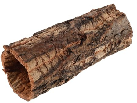 SHINEOFI Reptilienversteck Aus Holzerner Rinde Für Terrarien Eidechsen Und Schlangen Natürliche Höhlenhöhle Als Unterschlupf Und Dekoration Für Amphibien Und Geckos