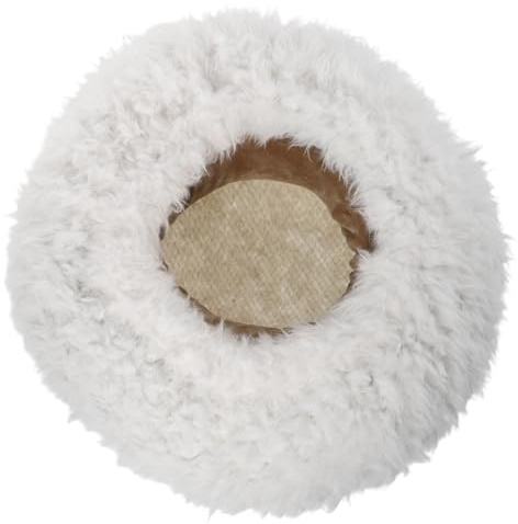 POPETPOP Portable Acrylic Fiber Baby Cushion for Newborn Photography Simple to Clean White Newborn Photography Prop