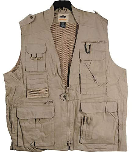 Humvee Fotografie-Utility-Weste für Damen und Herren, mit 21 Taschen, perfekt für Reisen, Safari, Jagd, Camping, 100% Baumwolle