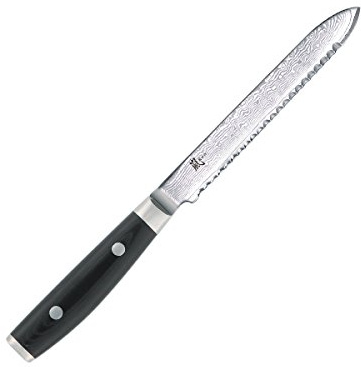 Yaxell RAN Damast Messer Tomaten- Brötchenmesser 14cm