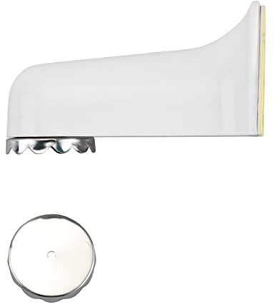 WENKO Porte-Savon magnétique Blanc, Plastique, 4.5 x 4 x 7 cm, Blanc