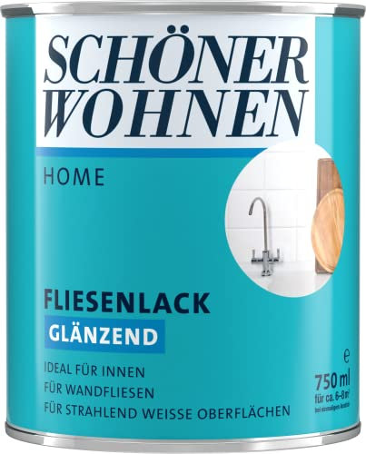 Schöner Wohnen 750ml Home Fliesenlack weiß glänzend