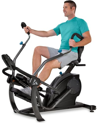 Teeter FreeStep Recumbent Cross Trainer Stepper, Zero-Impact Exercise Bike Alternative w/Patented Physical Therapy Stride, Up to 350lb, Free App w/Trainer Workouts (LT1)