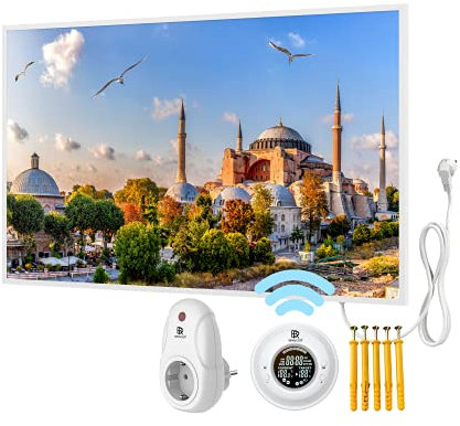 Bringer Imagen calefacción por infrarrojos con marco – calefacción de imagen – 100 x 60 x 1,8 cm – Estambul, Turquía