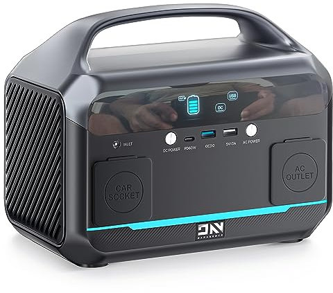 Station d'alimentation portable 300 W, 268,8 Wh générateur solaire avec USB-C PD60 W, batterie de secours LiFePO4 de 84 000 mAh, 230 V/200 W - Prise AC à onde sinusoïdale pure pour camping, voyage,