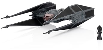 Jazwares STAR WARS Micro Galaxy Squadron TIE Silencer - 5-Inch Vehicle with 1-Inch Micro Figure Accessory