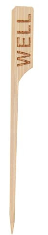 10000 Stück NATUREStar Steakmarker | Bambus, well, natur, Karton, Grillspieße,Spieße aus Holz, Kanapee