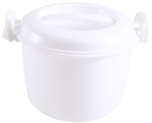 Lamsimoy Microwave Rice Cooker Multifunction Small Lunch Container Microwave Cooker Cookware 17.5x21x14cm