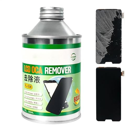 Liquide de retrait de colle OCA pour écran tactile, liquide de nettoyage pour téléphone portable, liquide de réparation sûr pour usage professionnel 250 ml