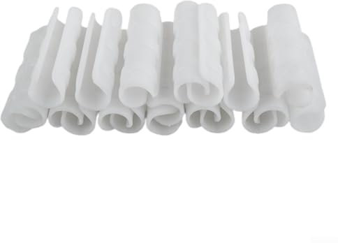 20 Morsetti per Pellicola per Serre Clip per Tubo per Serra Clip di Supporto per Piante Connettori per Tubi (20 mm)