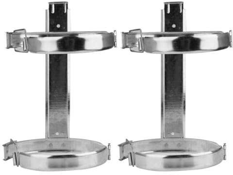 Alipis 2piezas Soporte De Pared para Extintor De Incendios Montaje Y Práctico Rack De Almacenamiento para Extintor Accesorio Esencial para Seguridad Hogares Y Coches