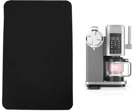 BAOFUYA Mixer Glidmatta, Slushie Maskin Anti Slip Svarta Mattor Frysta Dryck Maskinmatta Idealisk för Mixers Blandare Kaffebryggare