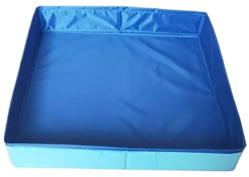 Dog Pool, Dog Pool, 20x20x3 Inch Foldable PVC Square Small for Pet, Kids