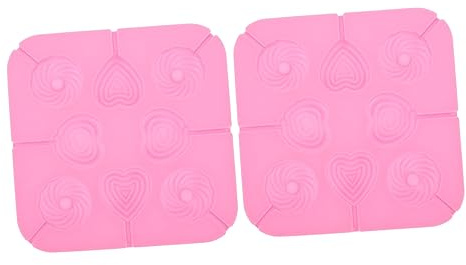 Zerodeko Moule Silicone Sucette Forme Cœur Moules à Glace Et Sucettes Pour Bricolage