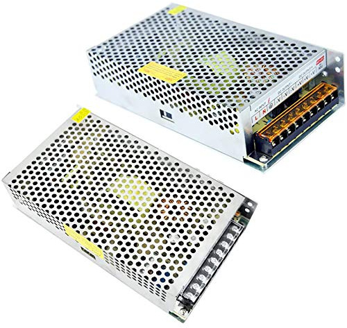RASTKY Fuente de Alimentación de Tipo de Conmutación Regulada Universal para Tira de LED, Transformador de Fuente de Alimentación Confiable DC12V 30A para Electrodomésticos