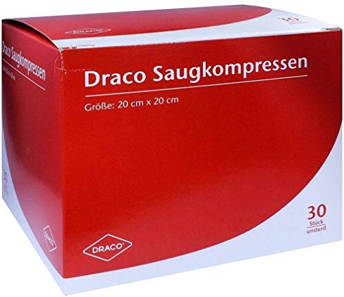 SAUGKOMPRESSEN unsteril 20x20 cm Draco