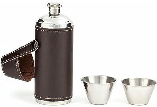 Kikkerland Fläschchen Leder, braun
