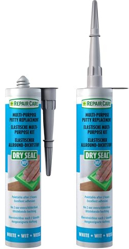 Repair Care International Dry Seal Mastic de rechange pour vitrage élastique Marron