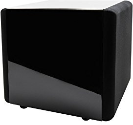 Earthquake Sound MiniMe-P12-V2 - Subwoofer con Potencia de 12, Piano Negro con radiador pasivo