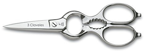 3 Claveles 400 - Tijera de cocina varios usos inoxidable 20 cm